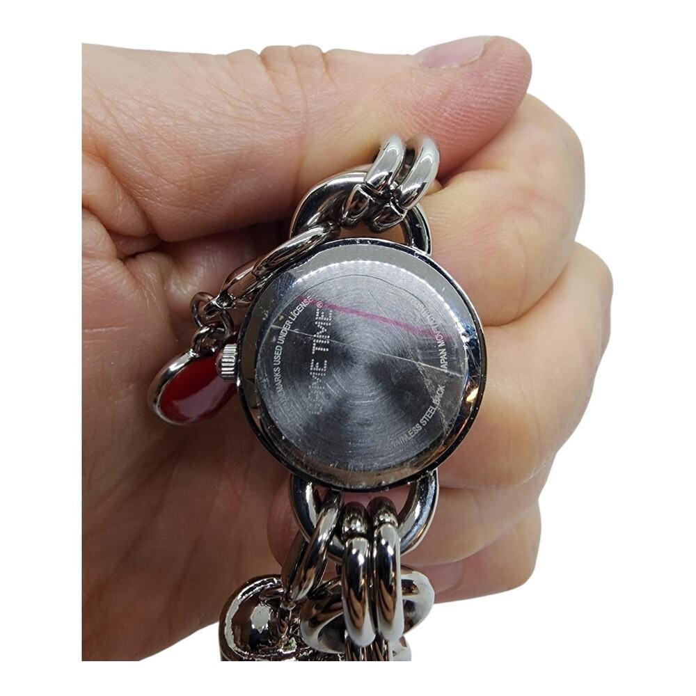 Boston Red Sox Baseball Team Charm Bracelet Watch Womens MLB New Battery Works - Picture 6 of 11